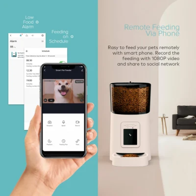 WiFi APP Control Automatic Pets Feeder Camera-3